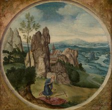 Saint Jerome in a Landscape, 1525-1550. Creator: Anon.