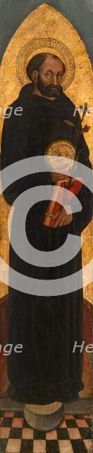 Saint Nicholas of Tolentino from an Augustinian altarpiece, 1450/75. Creator: Unknown.