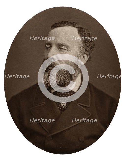 Andrew Clark, Senior Physician to the London Hospital, 1878.Artist: Lock & Whitfield