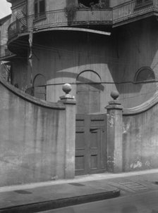 Outer court of the old Louisiana Bank, 401 Royal Street, New Orleans, between 1920 and 1926. Creator: Arnold Genthe.
