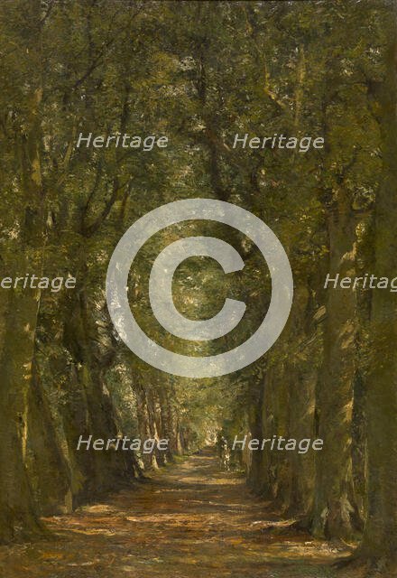 Sunny Lane, 1894. Creator: Franz Courtens.