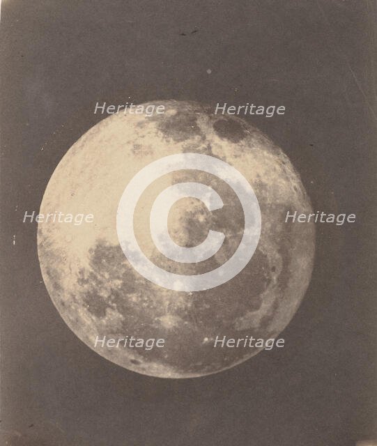 The Moon, 1857-60. Creators: John Adams Whipple, James Wallace Black.