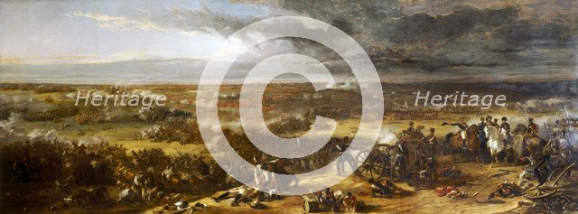 'The Battle of Waterloo', 1815 (1843). Artist: William Allan.