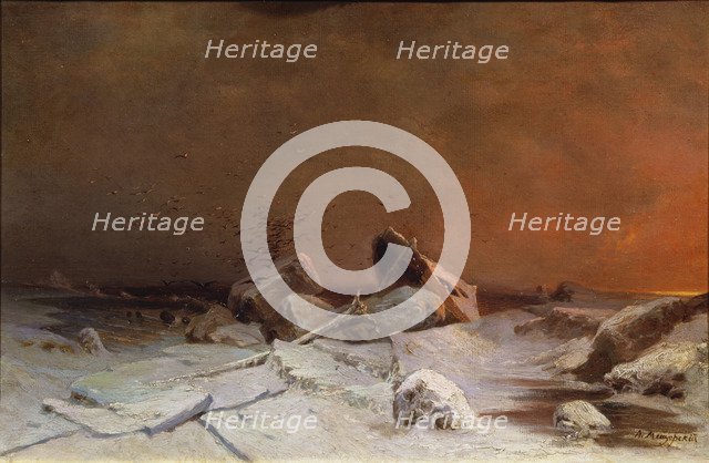 The Debacle. Artist: Meshchersky, Arseni Ivanovich (1834-1902)