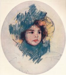 'Child's Head', c1902, (c1932). Artist: Mary Cassatt.