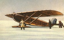 Dornier Merkur plane with snow skids, 1920s, (1932). Creator: Unknown.