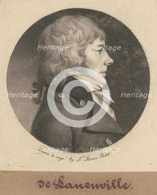 de Laneuville, 1800. Creator: Charles Balthazar Julien Févret de Saint-Mémin.