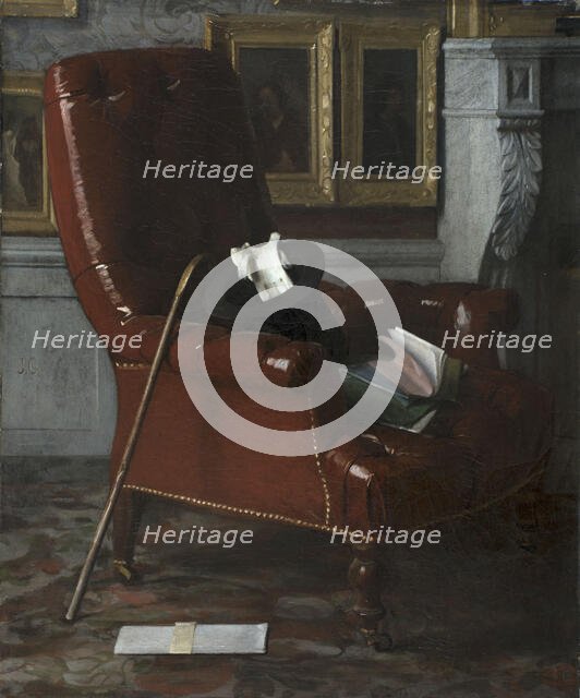 Un coin de salon chez le peintre, after 1852. Creator: Jean Gigoux.