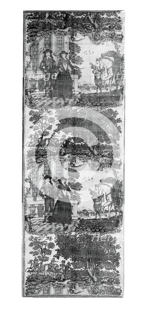 Panel (Furnishing Fabric), England, c. 1785. Creator: Sir Robert Peel and Co.