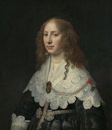 Portrait of Aegje Hasselaer, 1640. Creator: Michiel van Mierevelt.