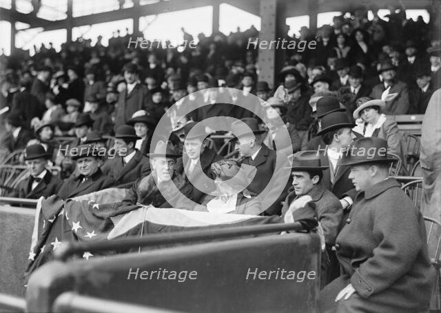 Baseball - Professional, Wilson At Game, 1913. Creator: Harris & Ewing.