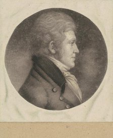 Unidentified Man, 1798-1803. Creator: Charles Balthazar Julien Févret de Saint-Mémin.