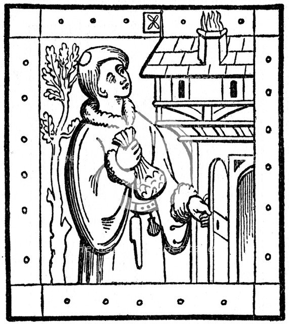 Alan Middleton, collector of rents, 15th century, (1910). Artist: Unknown