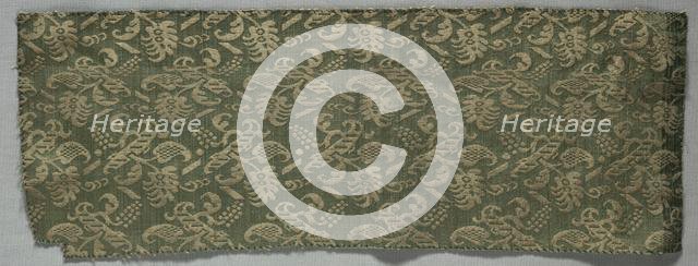 Textile Fragment, 1500s - 1600s. Creator: Unknown.