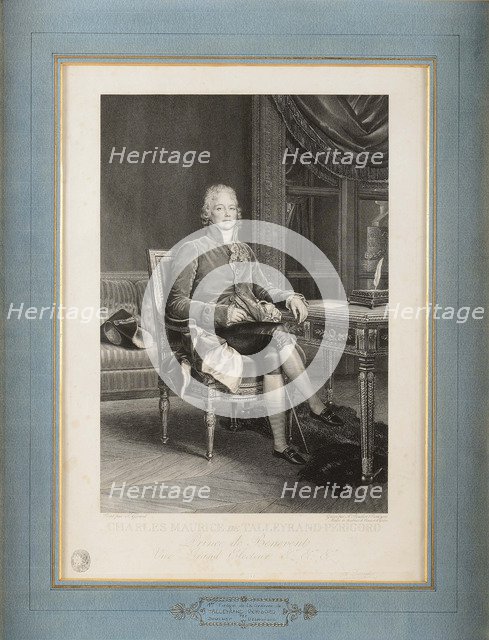 Charles Maurice de Talleyrand Périgord (1754-1838), Prince de Bénévent, ca 1808.