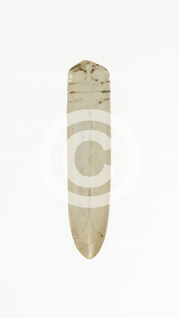 Cicada pendant, Shang or Western Zhou period, 13th/10th century B.C. Creator: Unknown.