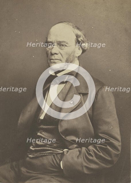 Portrait of the composer Jacques Fromental Halévy (1799-1862), 1855-1859. Creator: Nadar, Gaspard-Félix (1820-1910).