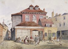 View of Hungerford Market, Westminster, London, 1841.                                              Artist: Frederick Napoleon Shepherd