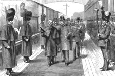 'The Graphic' Stanley Number; Mr. Stanley's Arrival at the Gare Du Midi, Brussels', 1890. Creator: Unknown.