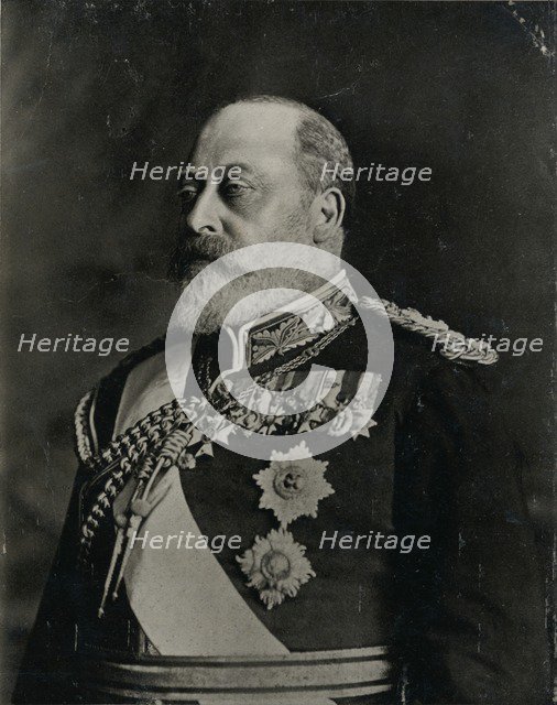 King Edward VII, (Albert Edward, 1841-1910), 1904. Artist: Valentine & Sons Ltd