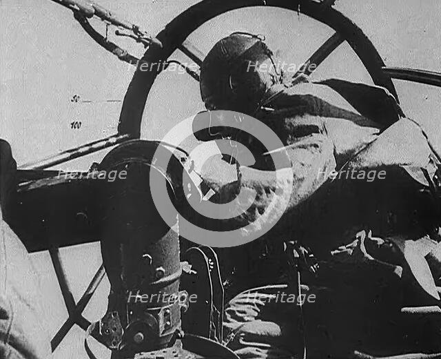Bombardier Dropping Bombs, 1940. Creator: British Pathe Ltd.