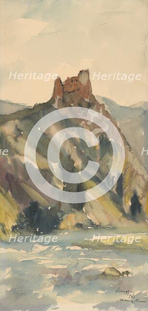 Old castle, 1933. Creator: Zolo Palugyay.