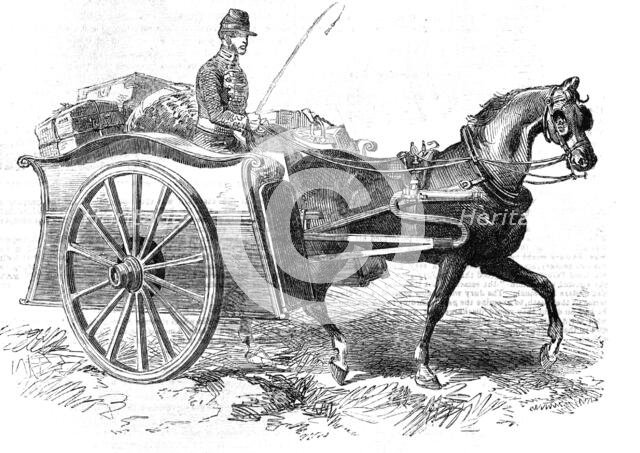 Patent Military Foraging-Cart, 1854. Creator: Unknown.