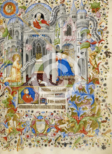 The Annunciation, c1407. Creator: Master of the Brussels Initials.