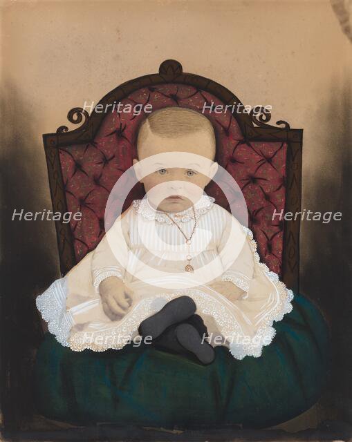 Portrait of a Baby, 1880s. Creator: Unknown.