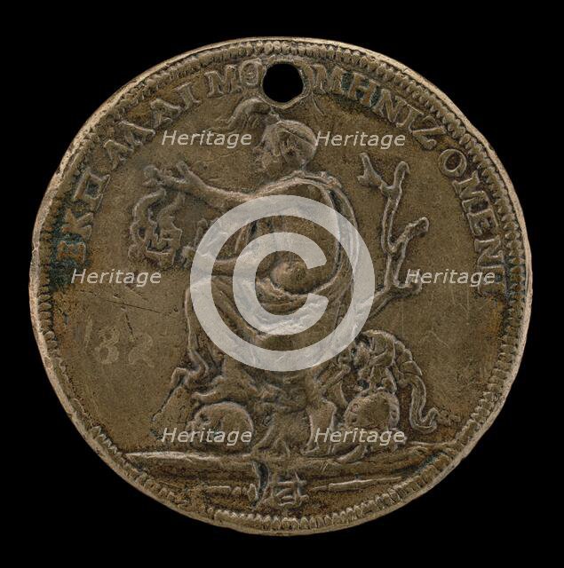 Occasion Holding a Bridle [reverse]. Creator: Giovanni Maria Pomedelli.