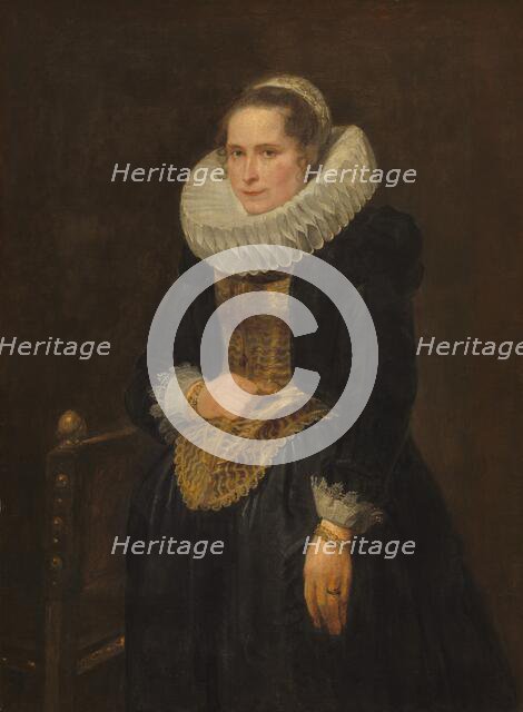 Portrait of a Flemish Lady, probably 1618. Creator: Anthony van Dyck.