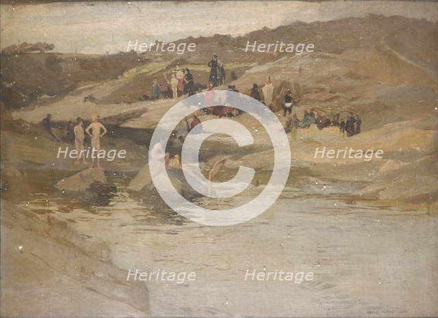 'Bathing', 1904. Artist: George Murray