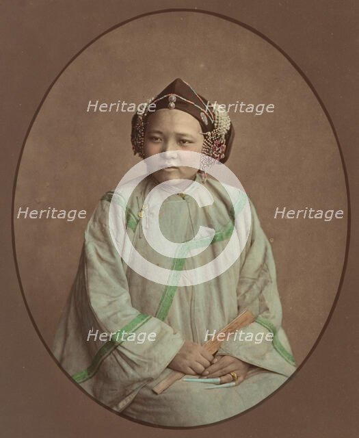 Fille de Lanxchow, 1870s. Creator: Baron Raimund von Stillfried.