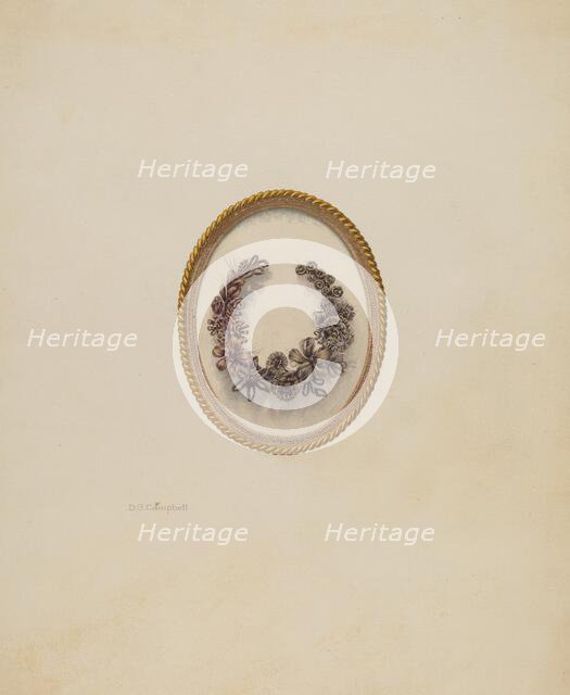 Hair Ornament, c. 1940. Creator: Douglas Campbell.