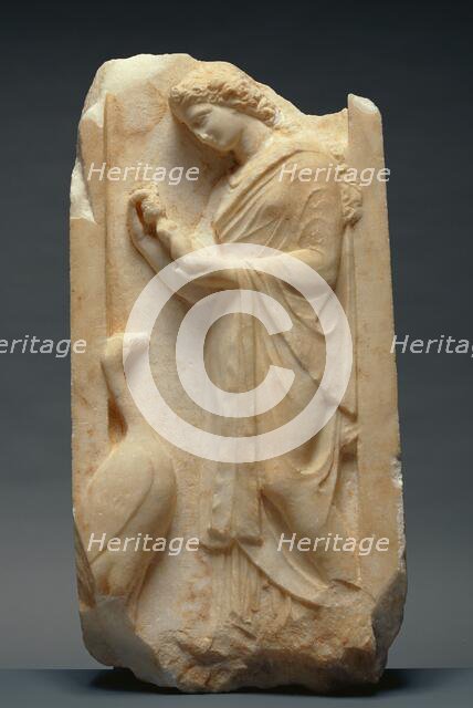 Grave Naiskos of a Young Woman, about 360 BC. Creator: Unknown.