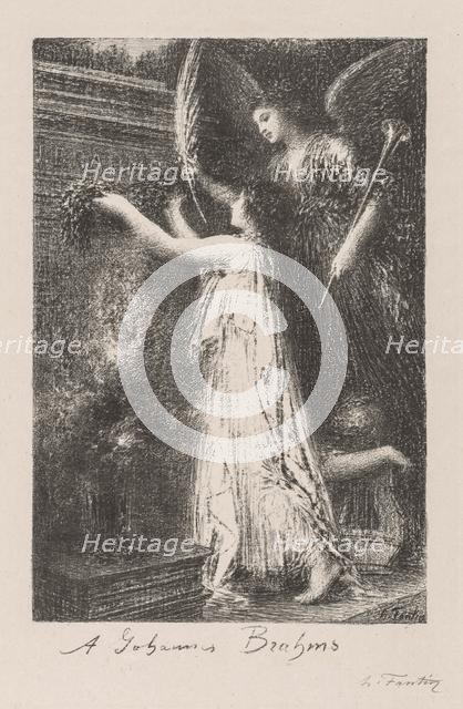 À Johannes Brahms, 1900. Creator: Henri Fantin-Latour (French, 1836-1904).