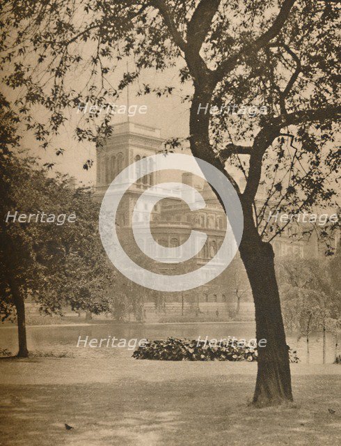 'St. James's Park and the Lake Looking Towards The Foreign Office', c1935. Creator: Donald McLeish.