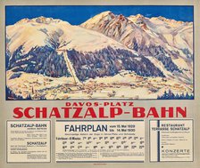 Davos-Platz - Schatzalpbahn, 1929. Creator: Arlen; Philipp (1876-1944).