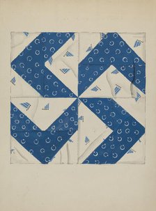 Patchwork Pattern, c. 1936. Creator: Evelyn Bailey.