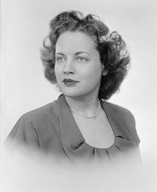 Wolberg, Marion E., Miss. - Portrait, 1947. Creator: Harris & Ewing.