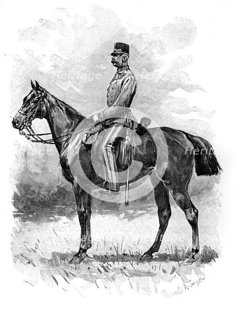 Emperor Franz Josef of Austria, 1892. Artist: Unknown