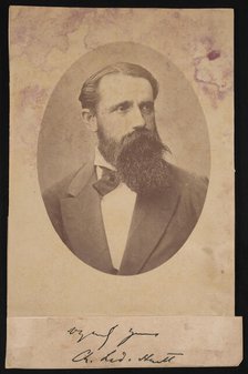 Portrait of Charles Frederick Hartt (1840-1878), Before 1878. Creator: Unknown.