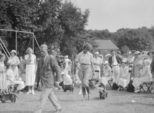 Dog show, East Hampton, Long Island, between 1933 and 1942. Creator: Arnold Genthe.
