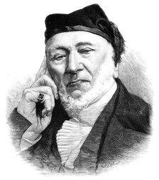 Sir Moses Montefiore, Bart. from a photograph by Messrs. Elliott and Fry, 1883. Creator: R. Taylor.