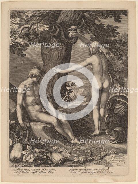 Temptation of Man, 1604. Creator: Jan Saenredam.