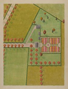 Rutgers Estate and Garden, c. 1936. Creator: Helen Miller.