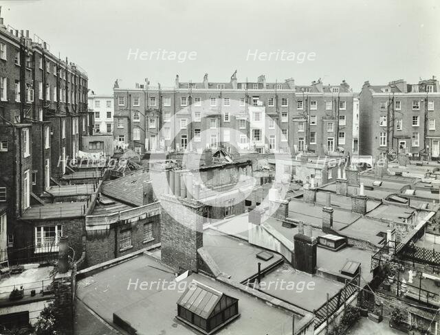 213-229 Gloucester Terrace, Westminster LB, London: rear elevations, 1961. Creator: Unknown.