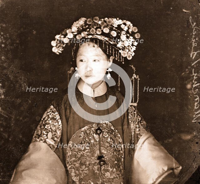 China: a Manchu bride, 1871. Creator: John Thomson.