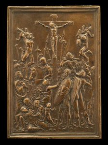 The Crucifixion, late 15th - early 16th century. Creator: Moderno.