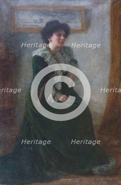 Portrait of Hertha Ayrton, née Sarah Marks (1854-1923), c. 1903-1906.